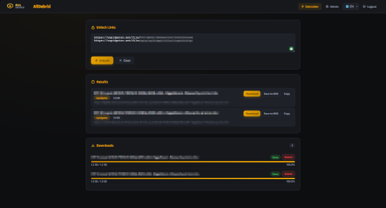 AllDebrid Downloader (Apache85) - Image 2