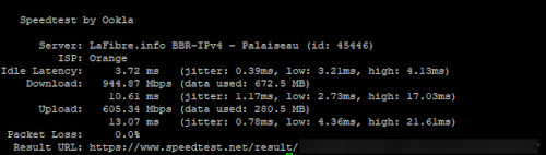 ookla speedtest cli server list