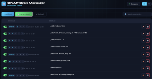 QNAP Crontab Manager – MyQNAP