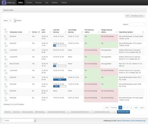 UrBackup - Image 2